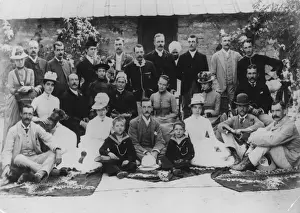 Colonials 1888 Print - British Families in Ranikhet, India