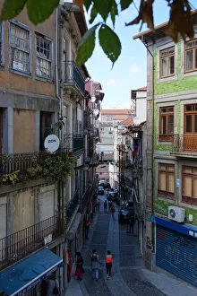 Colourful City streets of Porto, Portugal Colourful City streets of Porto, Portugal