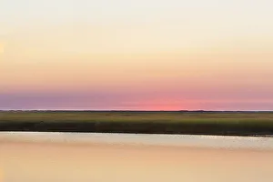 Dawn over tidal marsh at Fort Hill, Eastham, Cape Cod National Seashore, Massachusetts, USA Dawn over tidal marsh at Fort Hill, Eastham, Cape Cod National Seashore, Massachusetts, USA