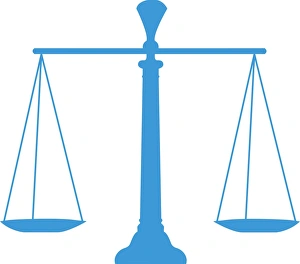 Digital illustration of scales on white background Digital illustration of scales on white background