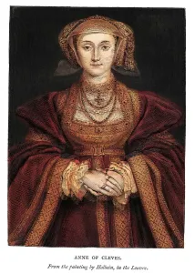 HenryVIII Prints: Anne of Cleves Print - Queen of England 1540