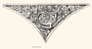 Medieval Ornament Print: Stone Church, Kent (XXXL)