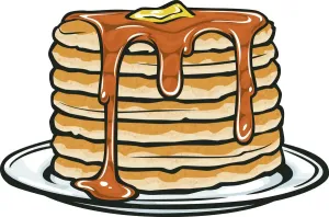Prints of Digital Vision Vectors, 165943458 Images Dated 2021 February: Digital Vision Vectors Pancake Stack Print Illustration
