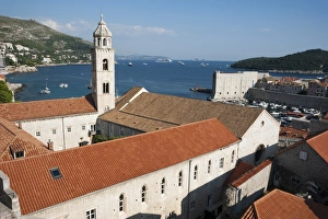 Dominican monastery, view from the city walls, historic centre, Dubrovnik, Dalmatia, Croatia Dominican monastery, view from the city walls, historic centre, Dubrovnik, Dalmatia, Croatia