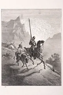Don Quixote and Sancho setting out Don Quixote and Sancho setting out