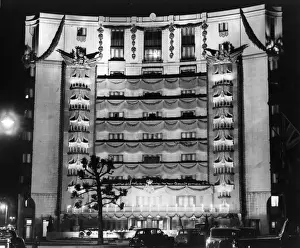 Dorchester Hotel Floodlit Print