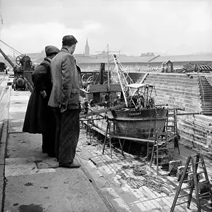 Scotland Black And White Photos Prints: Dundee Harbour