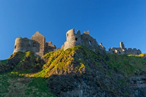 Dunluce Castle, a now-ruined medieval castle in Northern Ireland Dunluce Castle, a now-ruined medieval castle in Northern Ireland
