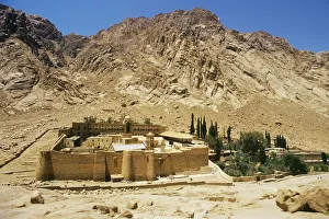 Egypt, Mount Sinai, Saint Catherines Monastery , high angle view Egypt, Mount Sinai, Saint Catherines Monastery , high angle view