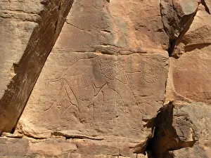 An Elephant carved into the rock An Elephant carved into the rock