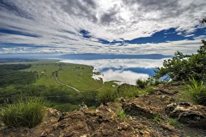 Elevated View over the Landscape of Lake Nakuru National Park, Kenya, Africa Elevated View over the Landscape of Lake Nakuru National Park, Kenya, Africa