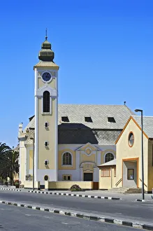 Evangelical Lutheran Church, Swakopmund, Erongo Region, Namibia Evangelical Lutheran Church, Swakopmund, Erongo Region, Namibia