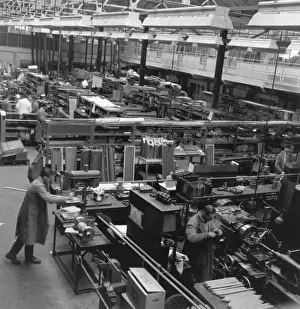Industrial Equipment Photography Prints: Factory Floor