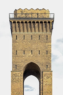 Finower water tower, 1918, brick expressionism, Finow, Eberswalde, Brandenburg, Germany Finower water tower, 1918, brick expressionism, Finow, Eberswalde, Brandenburg, Germany