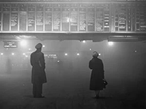 Black Rail Collection: Fog At Liverpool Street