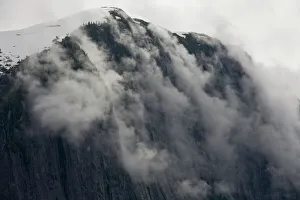 Fog Rolls over Cliff, Misty Fjords, Alaska Fog Rolls over Cliff, Misty Fjords, Alaska