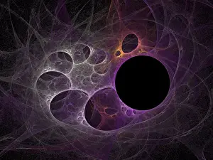 Computer Generated Graphics Prints: Fractal object