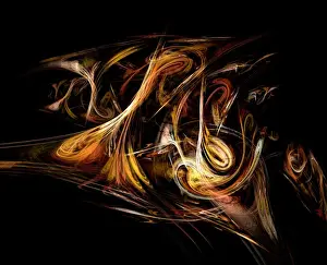 Abstract Geometry Prints: Fractal object