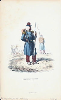 French Military Uniform, Algerian National Guard French Military Uniform, Algerian National Guard