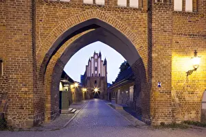 Medieval City Gate Prints: Friedlander Tor, inner and outer gate