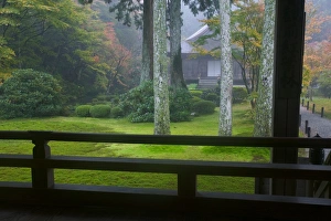 Garden view from tea house, Kyoto, Honshu, Japan Garden view from tea house, Kyoto, Honshu, Japan