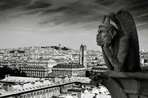 Gargoyle of the Notre Dame Cathedral, Paris, France Gargoyle of the Notre Dame Cathedral, Paris, France