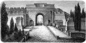 The Gate of Herculaneum and the street of Tombs The Gate of Herculaneum and the street of Tombs