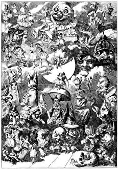 Gathering for the Pantomime: Dream of Chancifancia, Illustrated London News Gathering for the Pantomime: Dream of Chancifancia, Illustrated London News