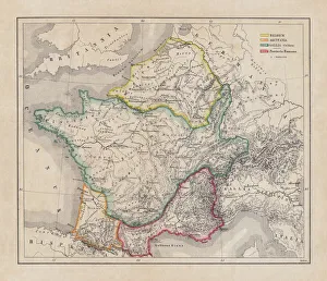 Gaul in the time of Julius Caesar, published in 1867 Gaul in the time of Julius Caesar, published in 1867