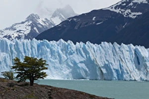Glacial ice from the Perito Moreno Glacier at the lake of Lago Argentino, Santa Cruz region, Patagonia, Argentina Glacial ice from the Perito Moreno Glacier at the lake of Lago Argentino, Santa Cruz region, Patagonia, Argentina