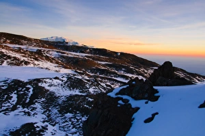 Glaciers Near the Summit of Mt. Kilimanjaro Glaciers Near the Summit of Mt. Kilimanjaro