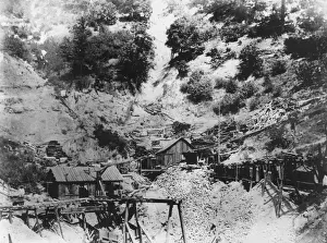 19th Century Mining Prints: Gold Mine