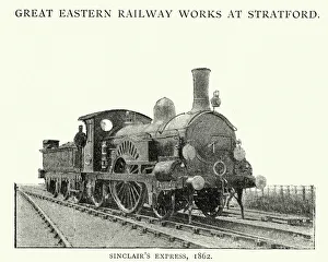 Great Eastern Railway Single Express Locomotive, 1862 Great Eastern Railway Single Express Locomotive, 1862