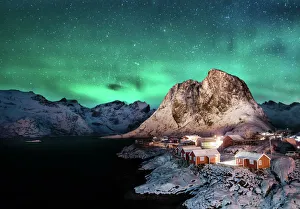 Hamnoy, Lofoten islands, Norway. winter