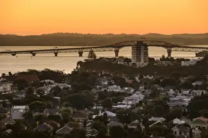 Harbour Bridge Print at Dusk, Devonport