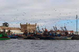 Harbour of Essaouira and Genoese-built citadel Harbour of Essaouira and Genoese-built citadel