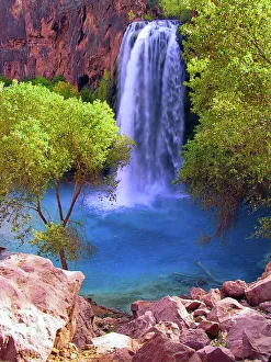 Havasu Falls, Supai, Havasupai, Grand Canyon Havasu Falls, Supai, Havasupai, Grand Canyon