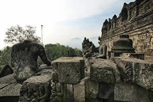 Headless Buddha Statue At Borobudur Temple Headless Buddha Statue At Borobudur Temple