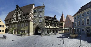 Historic centre of Berching, Upper Palatinate, Bavaria, Germany, Europe Historic centre of Berching, Upper Palatinate, Bavaria, Germany, Europe