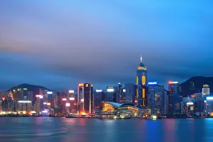 Hong Kong Business District and Victoria Harbour Hong Kong Business District and Victoria Harbour