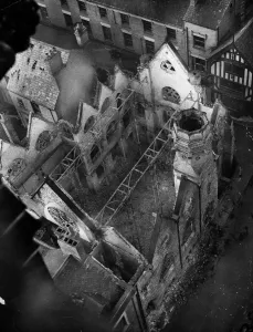 Blitz Damage Print: Coventry Aerial View, 16th November 1940