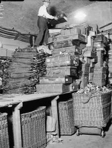 Waterloo Station Prints: Waterloo Station Lost Property Print 1929