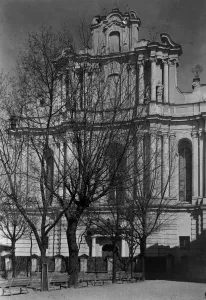 Prints of circa 1890: The Church of St John in Wilno, Poland (now Vilnius in Lithuania), built in 1740 in the rococo style. (Photo by Hulton Archive/Getty Images) Lithuania Prints: Wilno Church Rococo Print circa 1890