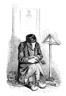 Grandville Influenced Artwork Prints: Humanized animals illustrations: Mouse