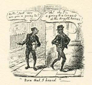 Humour now that I heard Cruikshank 19th century cartoon Humour now that I heard Cruikshank 19th century cartoon