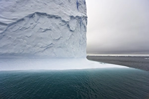 Iceberg with steep walls, Antarctic Peninsula Iceberg with steep walls, Antarctic Peninsula