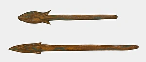 Illustration of Mauritanian copper arrowheads Illustration of Mauritanian copper arrowheads