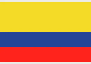 Illustration of national flag and state ensign of Colombia Illustration of national flag and state ensign of Colombia