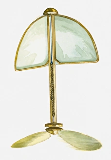 Illustration Orville and Wilbur Wrights toy helicopter Illustration Orville and Wilbur Wrights toy helicopter