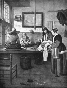 Images Dated 3rd December 2021: 19th Century French Tailor's Workshop Print, 1880s